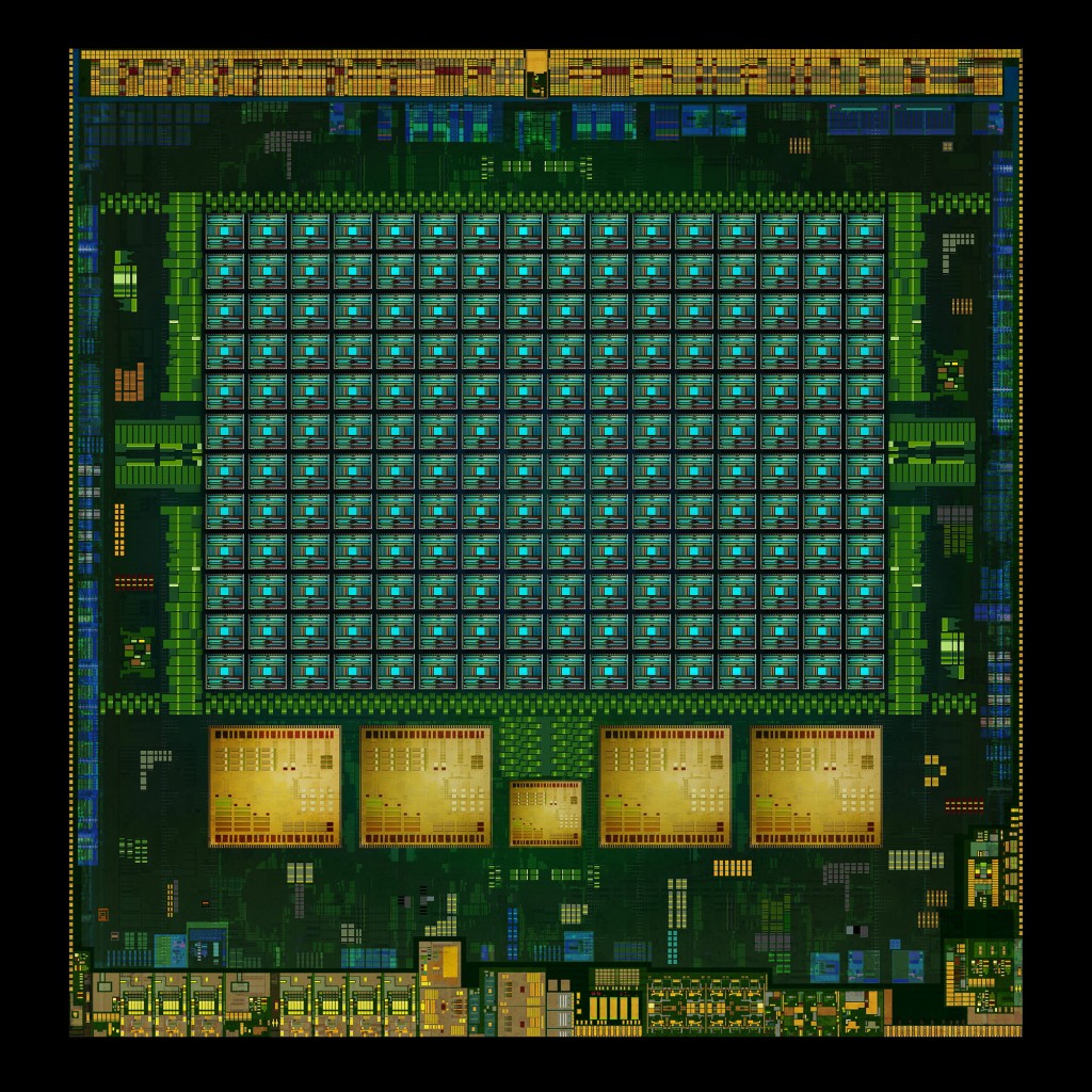 Rez čipom SOC Nvidia Tegra K1, model T124 (Autor: Nvidia)