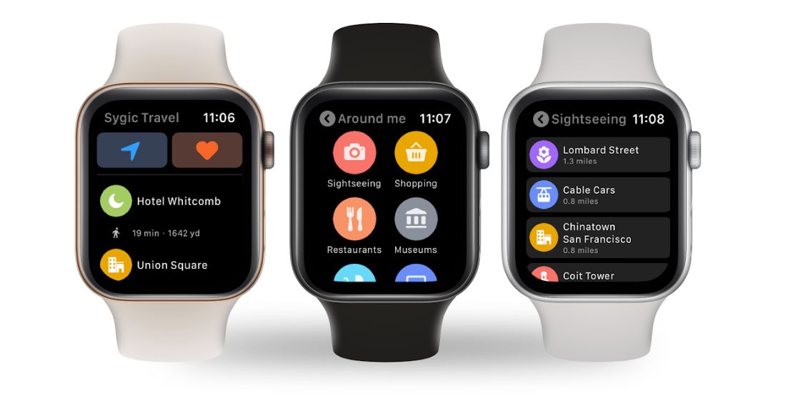 Aplikácia Sygic Travel už funguje aj na hodinkách Apple Watch. Pozrite si video