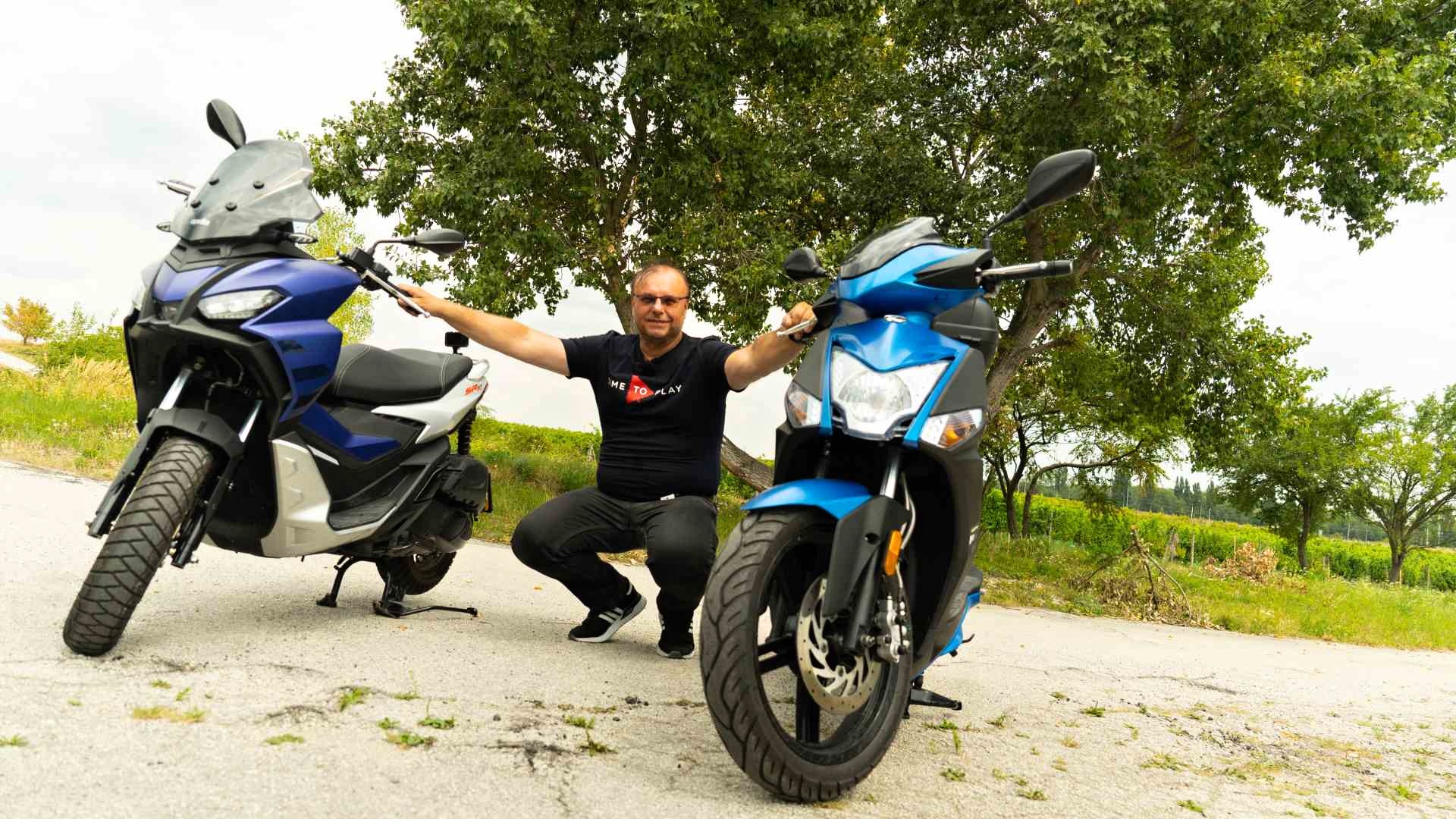 Skútre do 125 cm: Aprilia SR GT 125 vs. Kymco Agility 16+ (VIDEO)