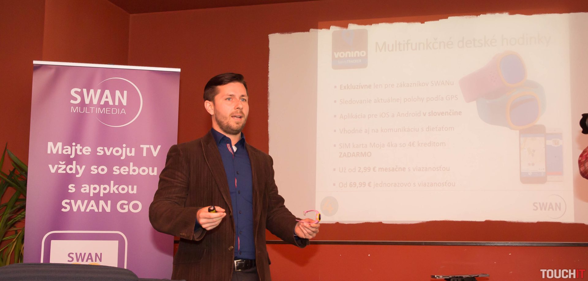 VIDEO TOUCHIT: SWAN prináša aplikáciu SWAN GO na sledovanie televízie kdekoľvek. A pridal aj hodinky pre deti, z ktorých sa dá telefonovať (doplnené)