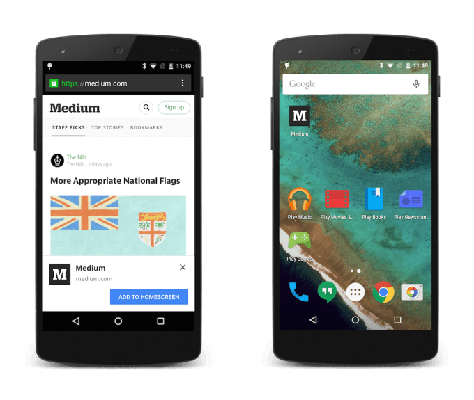 Chrome chce nahradiť mobilné aplikácie