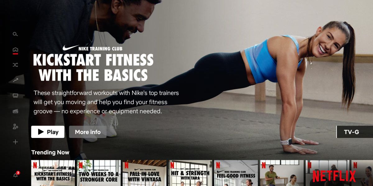 Netflix ponúkne fitness videá od Nike Training Club
