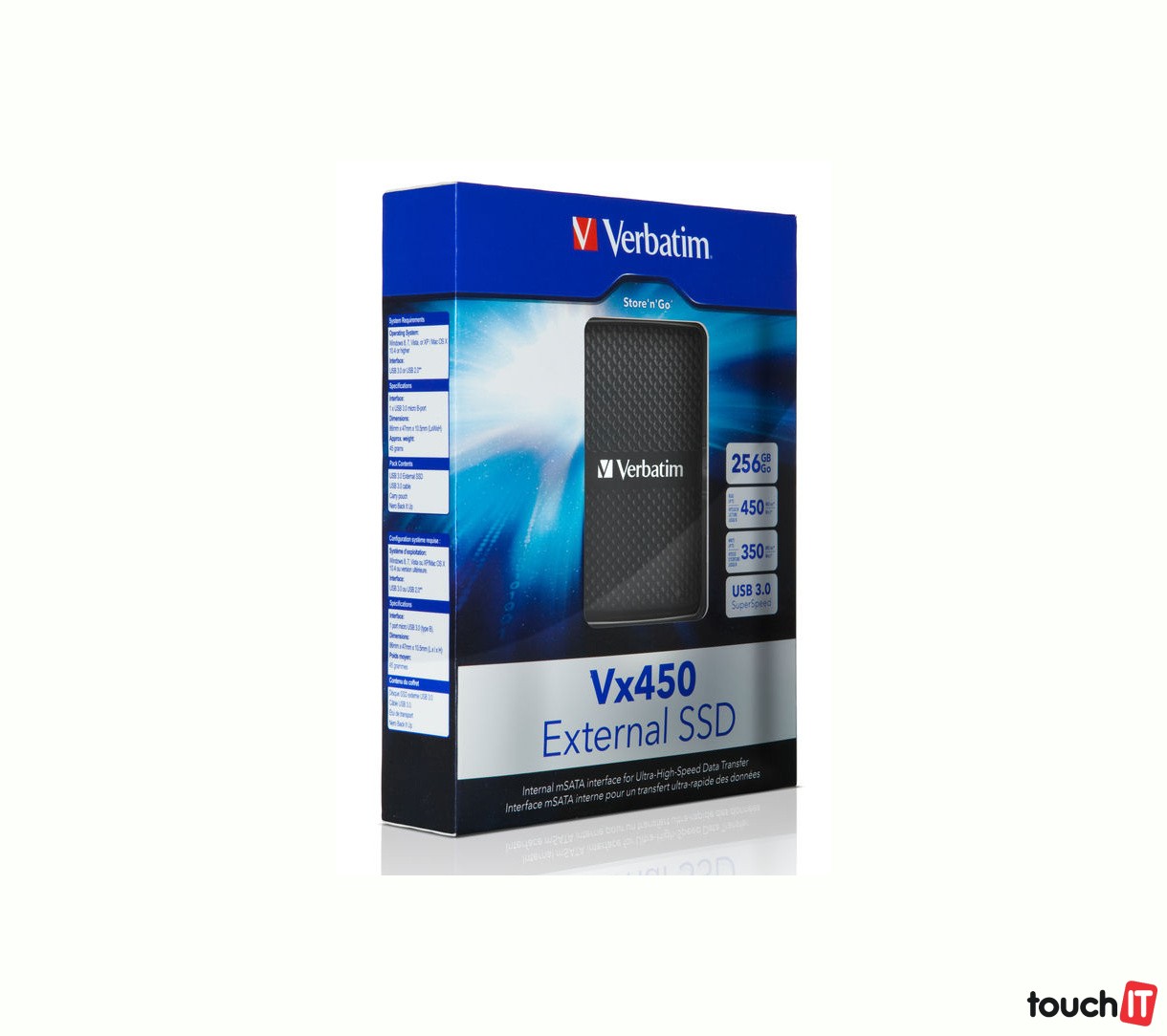 Test touchIT: Verbatim SSD Vx450