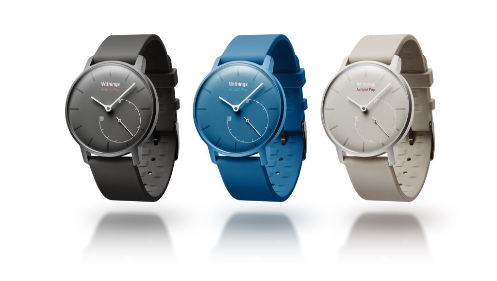 Rôzne farebné vyhotovenia hodiniek Withings Activité POP