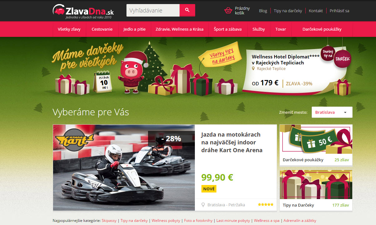 Online nakupovanie darčekov preferuje viac ako 56 % Slovákov