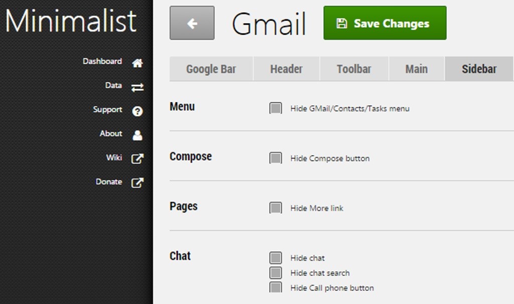 Gmailové rozhranie zjednodušíte na maximum cez tento doplnok 