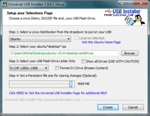 Universal USB Installer 