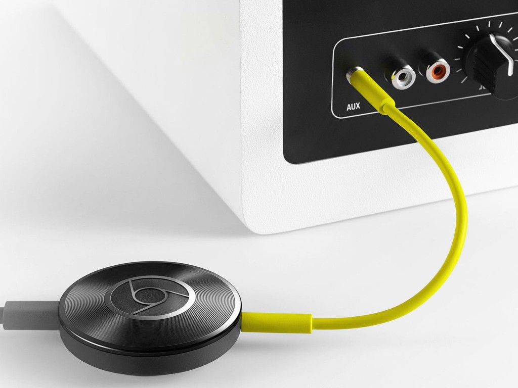 Google predstavil aj Chromecast Audio, ktorý pripojí do internetu vaše reproduktory