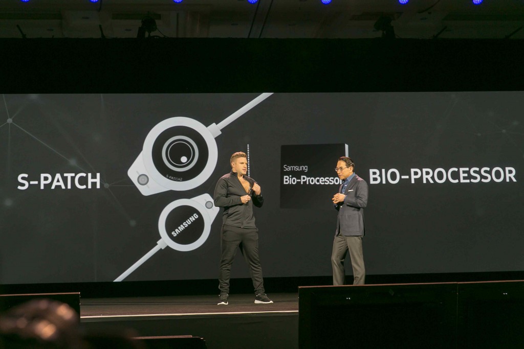 Dr. WP Hong zo Samsungu takto predstavil využitie nového bioprocesora na snímanie telesných funkcií