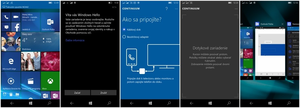 Windows 10 sa v porovnaní s Windows Phone zmenil iba kozmeticky