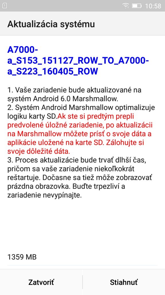 A7000_OTA to Android M_nowat