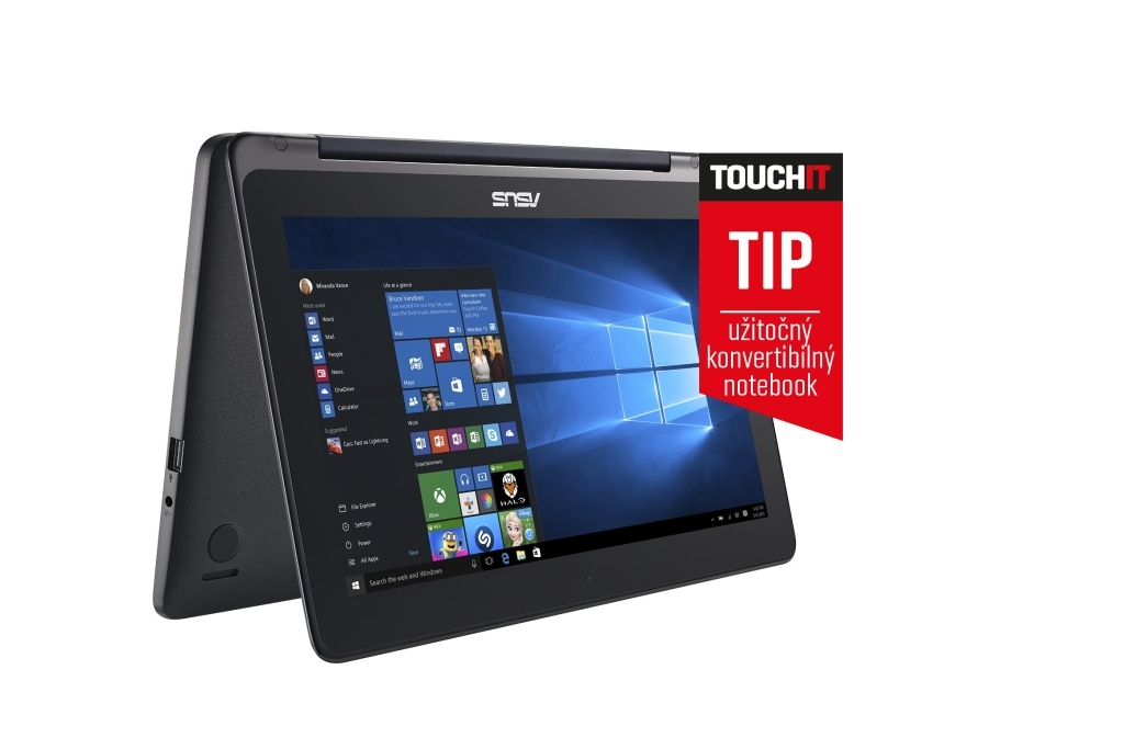 Notebooky na cestovanie: ASUS TB Flip TP200SA