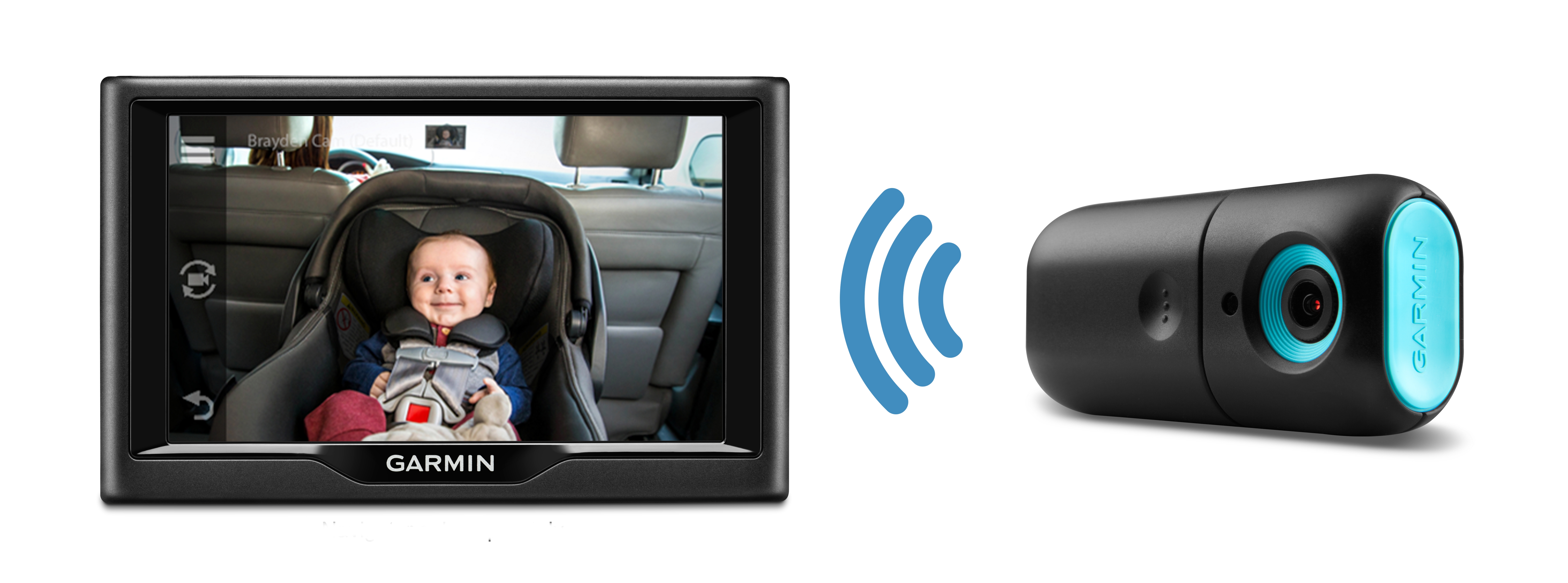 Kamera babyCam na vaše požiadanie zobrazí obraz s pohľadom na zadné sedadlá