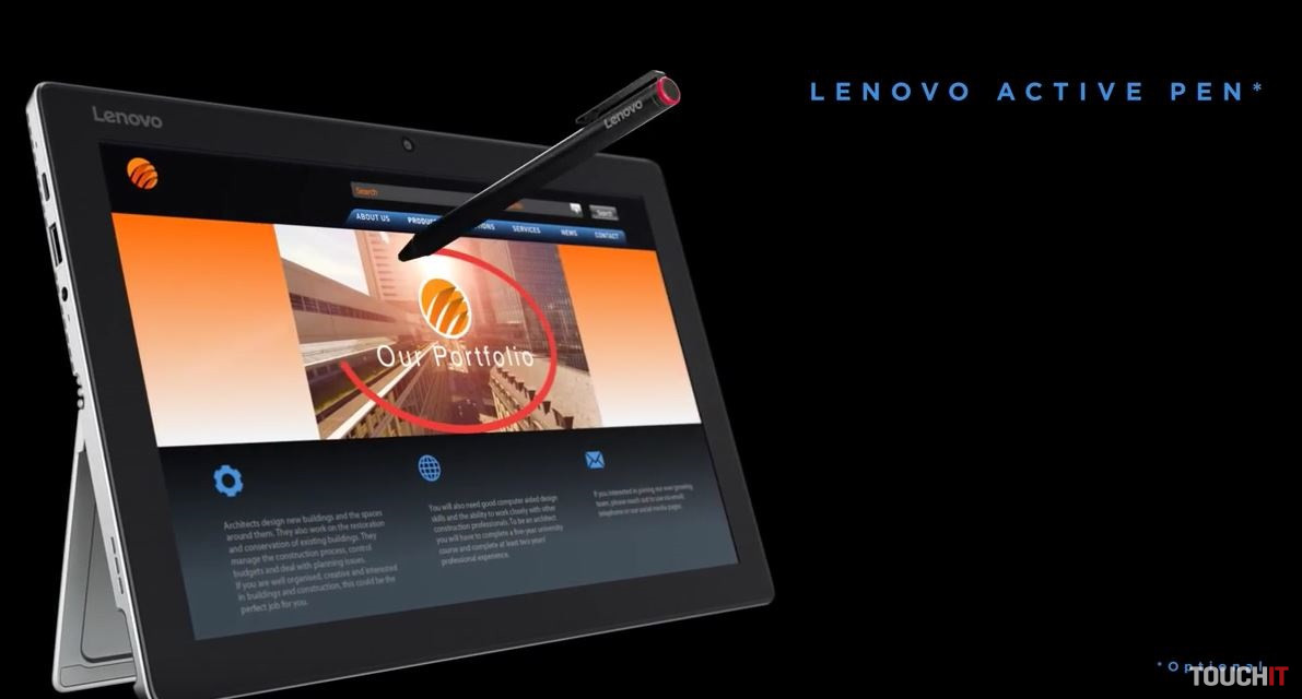 IFA 2016: Lenovo má nový konvertibilný počítač so stylusom, Miix 510 (VIDEO TOUCHIT)