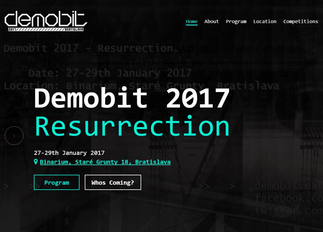 Oslava audiovizuálneho umenia – Demobit 2017