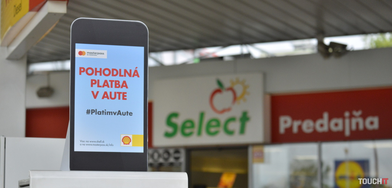 Na Shellke natankujete a ani nevystúpite z auta, platíte cez smartfón