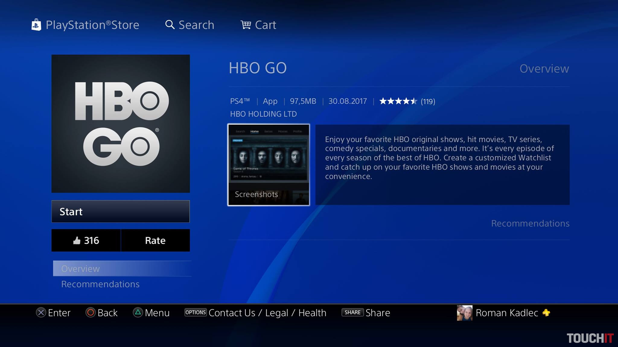 hbo go on ps4
