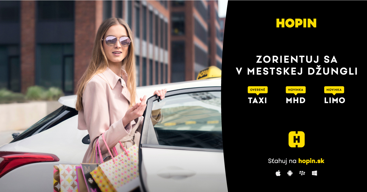 Mesto je džungľa a s novou aplikáciou HOPIN máš v nej dopravu pod palcom