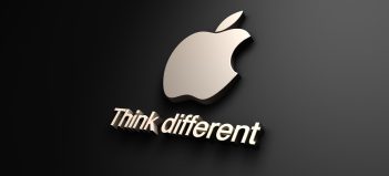 Apple logo Think Different