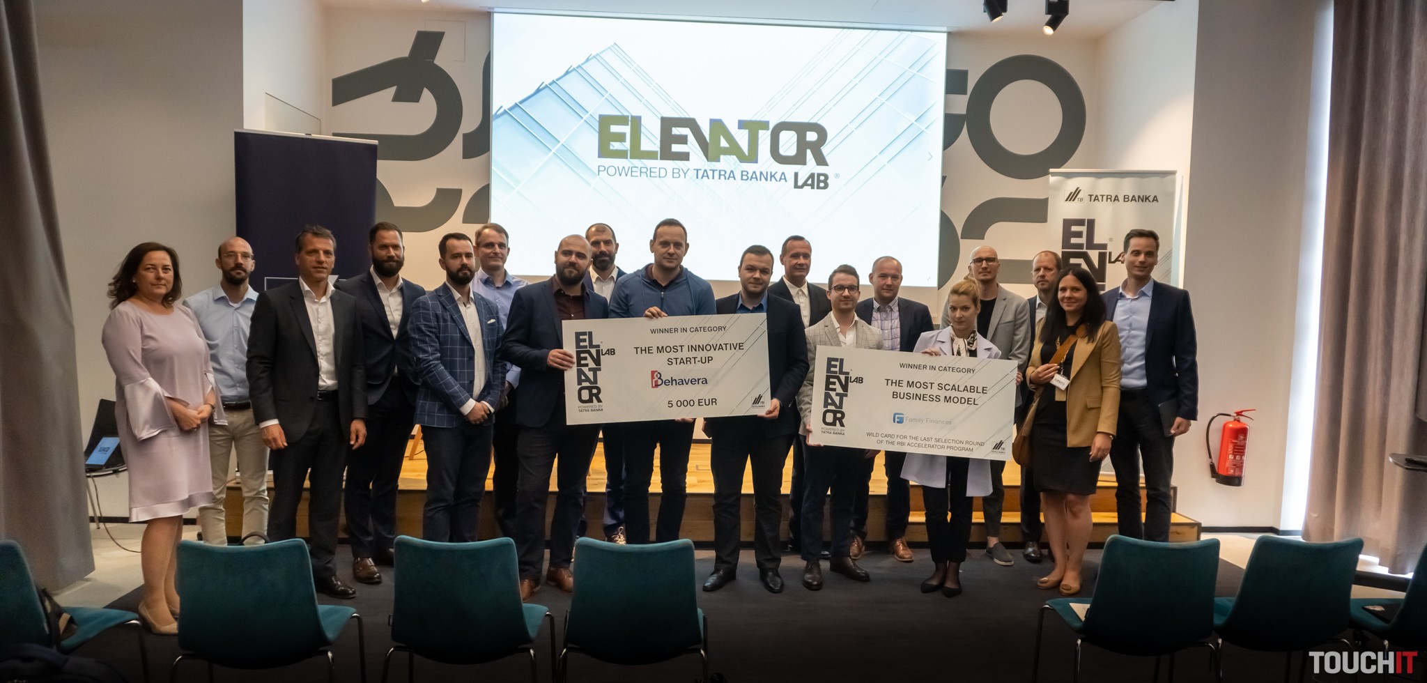 Poznáme najlepší start up podľa Tatra banka Elevator Lab Challenge (VIDEO TOUCHIT)