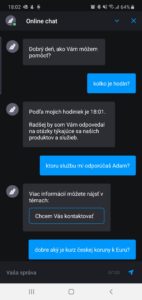 Virtuálny bankár Adam v mobilnom bankovníctve Tatra banka