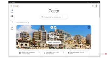 Google Travel PWA aplikácia