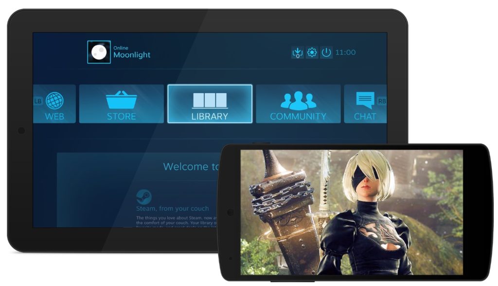 Moonlight využíva technológiu NVIDIA GameStream. Tá vyžaduje grafickú kartu GeForce GTX alebo RTX, subjektívne však ponúka vyššiu kvalitu ako Steam Link