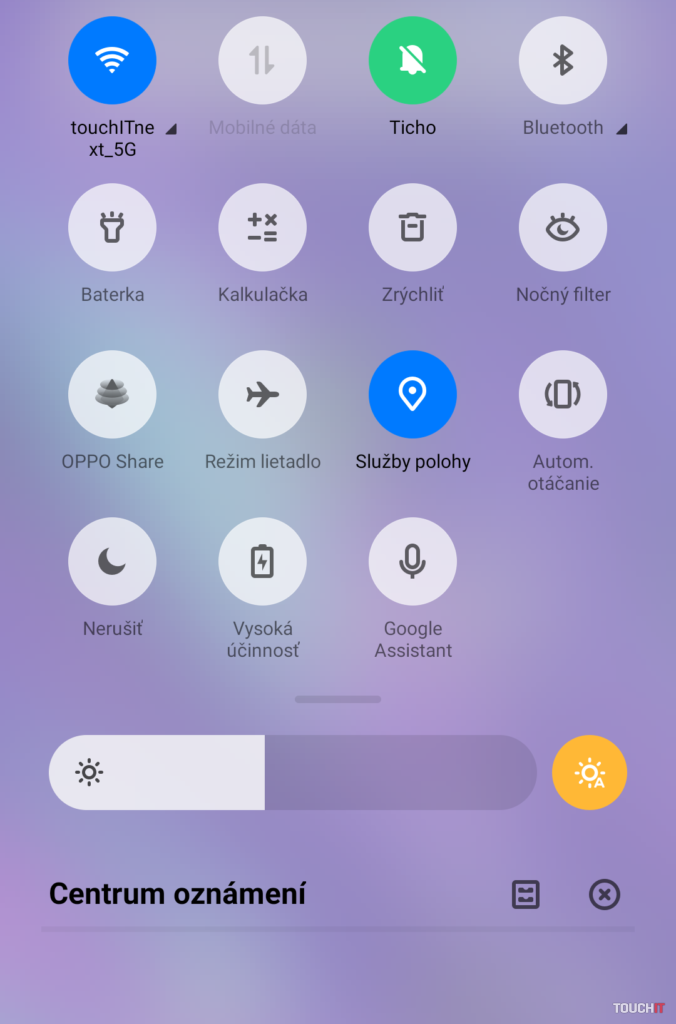 Ukážka systému Color OS 6
