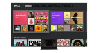 Samsung TV so službou Apple Music