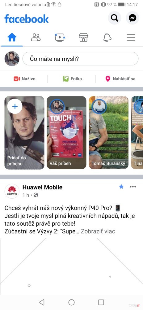 Facebook Huawei Mate Xs