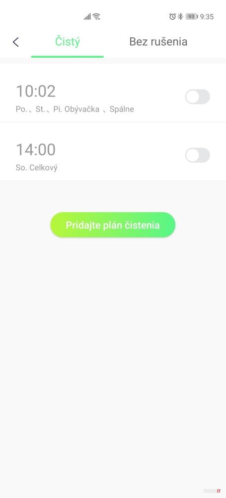 Aplikácia Lenovo Cleaner T1