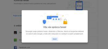 Google Správca hesiel