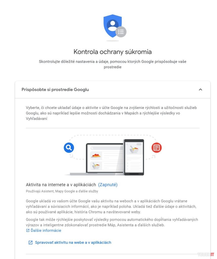 Google, Kontrola ochrany súkromia