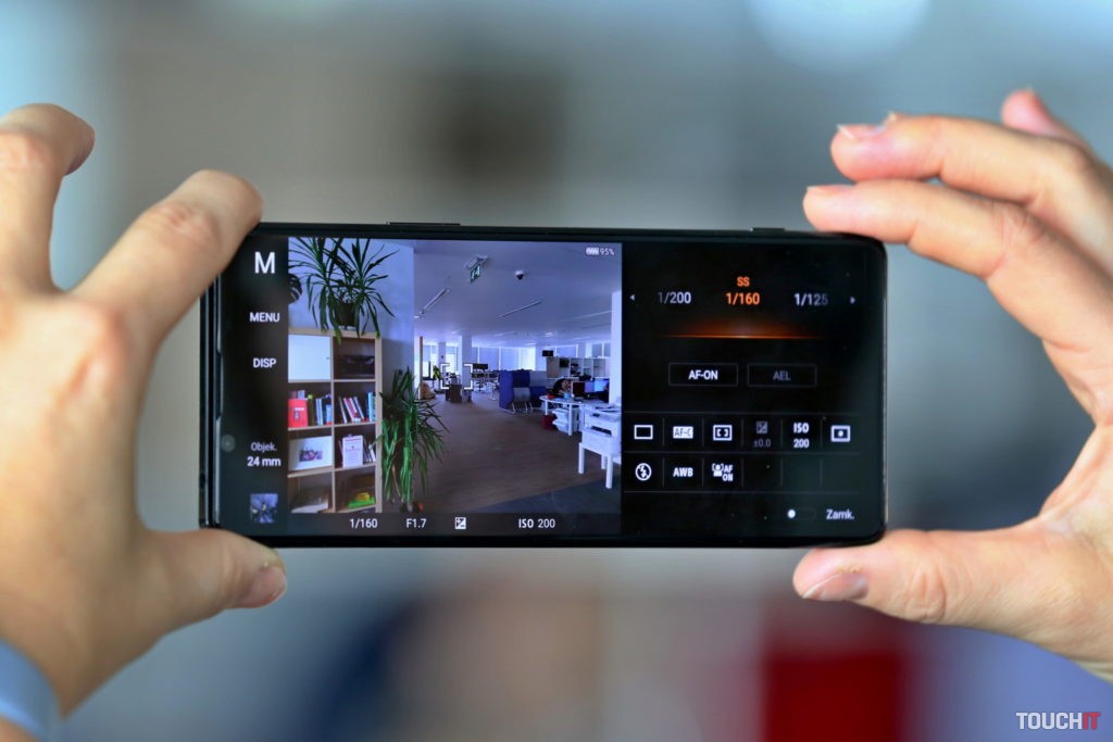 Aplikácia Photo Pro na Xperia 1 Mark II