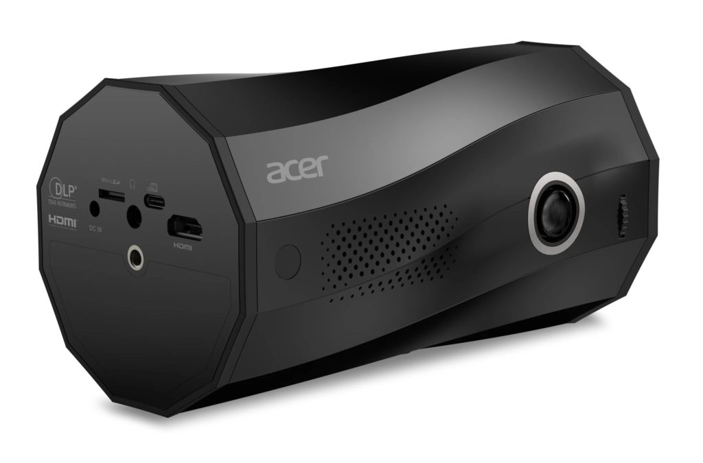 Acer C250i môžete používať v režime na výšku či na šírku