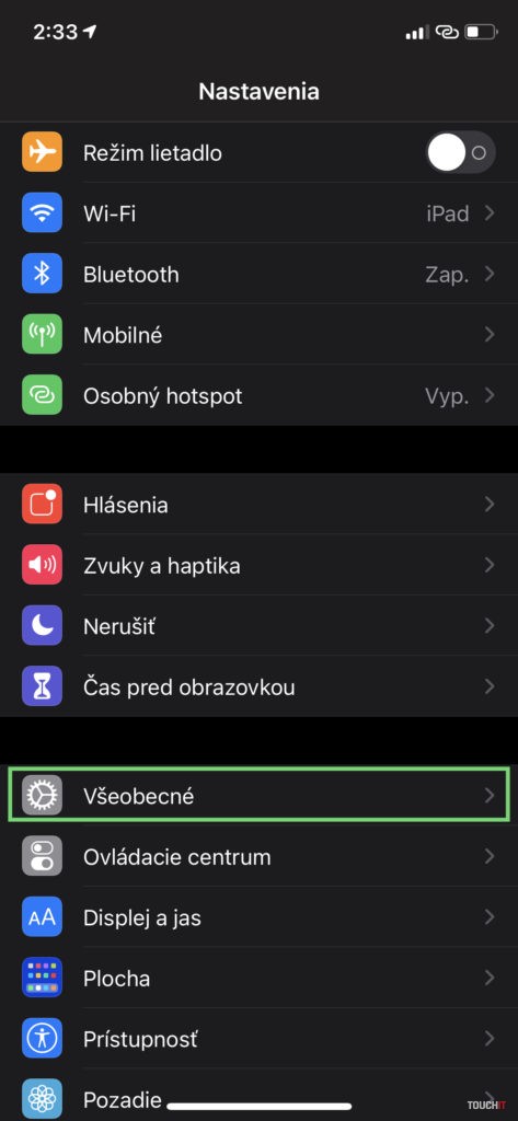 iOS diktovanie
