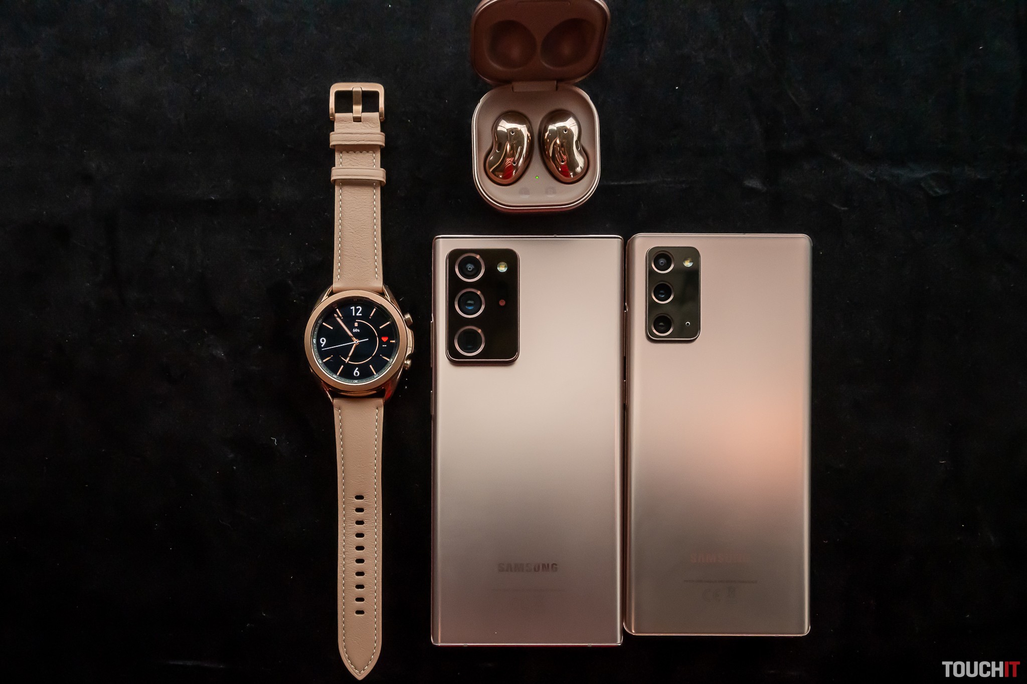 Rodina Galaxy Note20, hodinky Watch3 a slúchadlá Buds Live