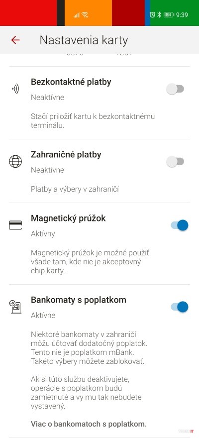 mBank blokovanie výberov z bankomatov s poplatkom