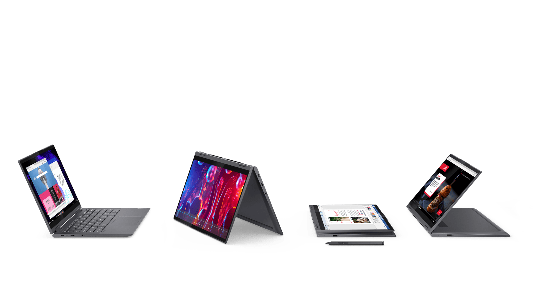 Nechajte sa uniesť piatimi novými notebookmi Lenovo Yoga