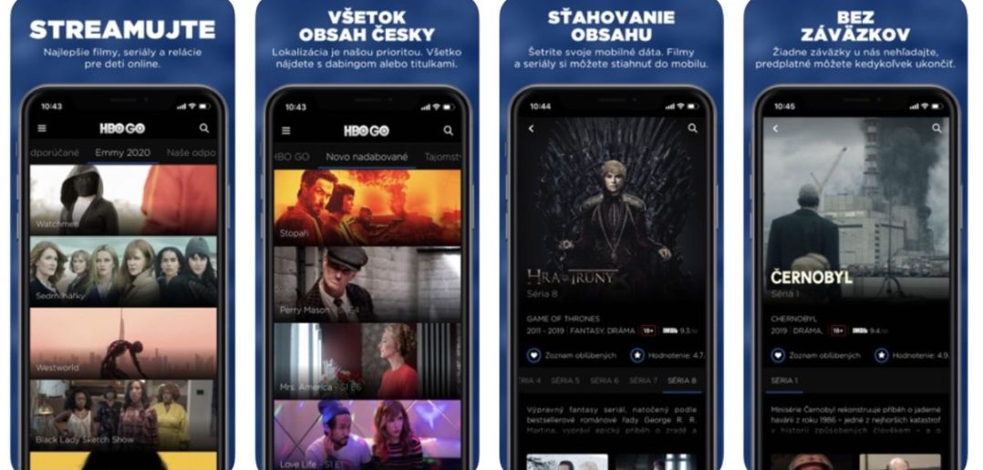 HBO GO pre iOS dostalo offline režim