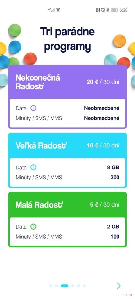 Objednali sme si SIM kartu operátora Radosť