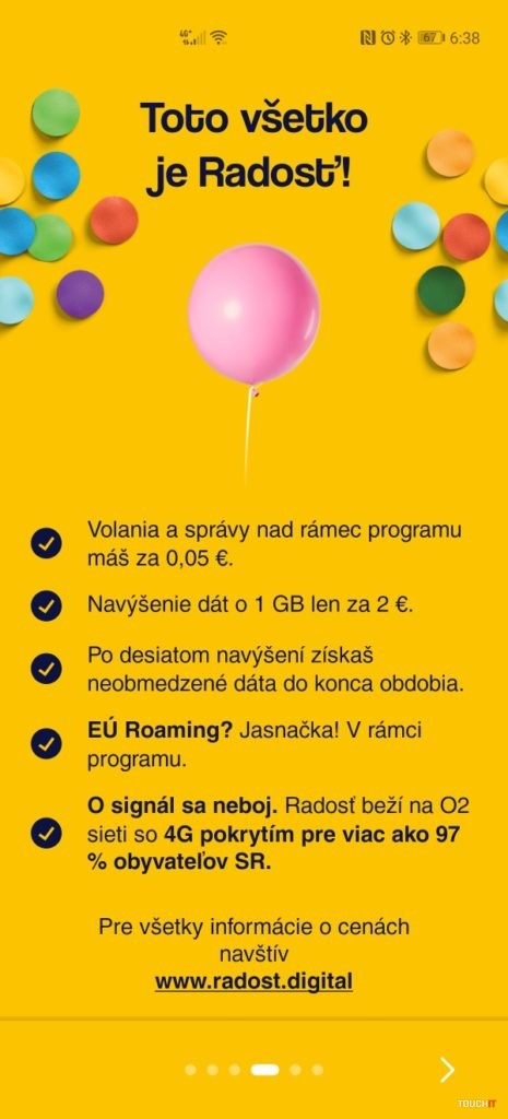 Objednali sme si SIM kartu operátora Radosť