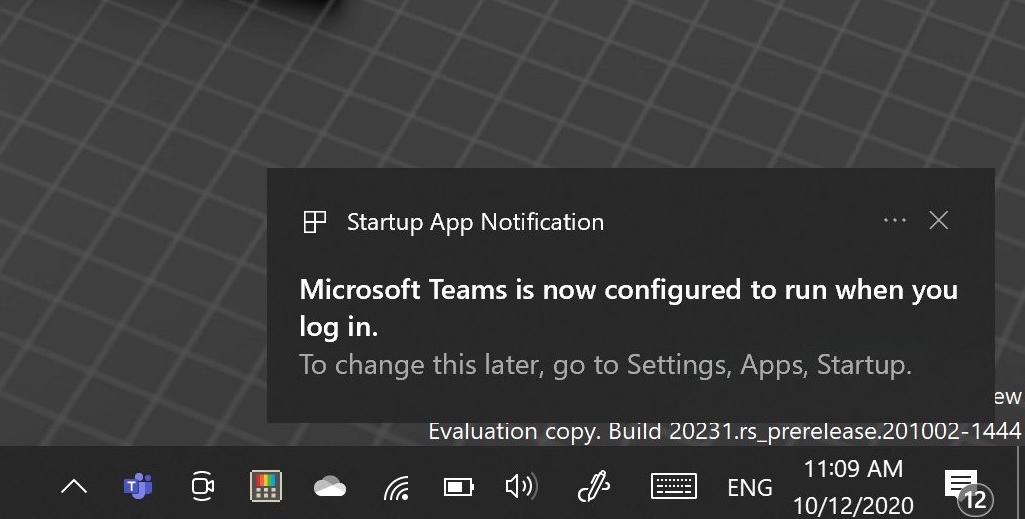 windows 10 notification