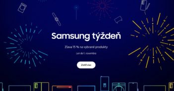 Získajte zľavu 15% pri kúpe Samsung produktov