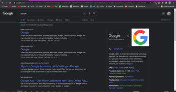 google dark mode