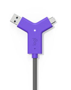 Adaptér Logitech Swytch s USB-A a USB-C portom vrátane nabíjania