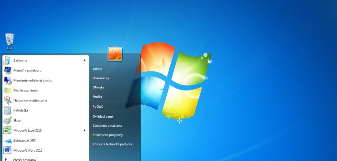 Windows 7, ktorý bol aktívne podporovaný od roku 2009 do roku 2020