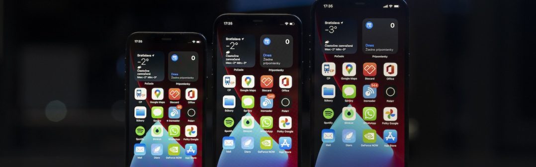 iPhone 12 mini, iPhone 12 a iPhone 12 Pro Max
