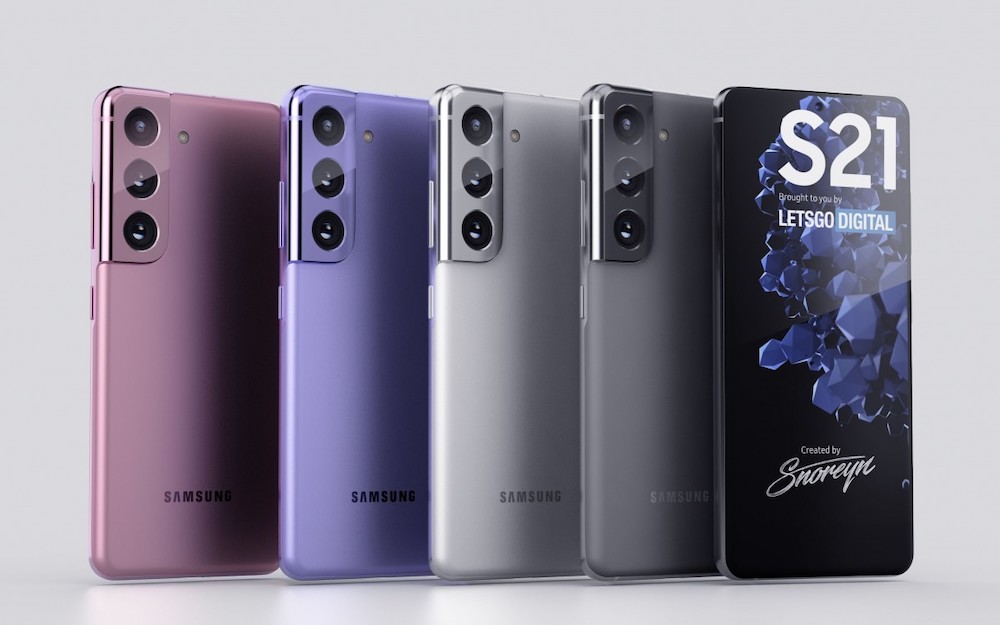 Farebné verzie smartfónu Samsung Galaxy S21