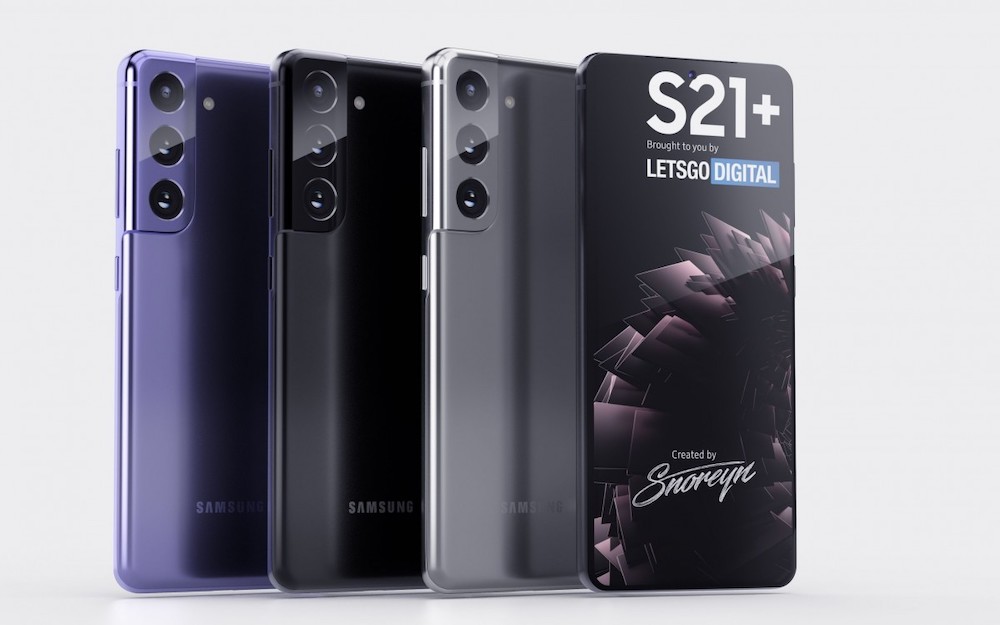 Farebné verzie smartfónu Samsung Galaxy S21+